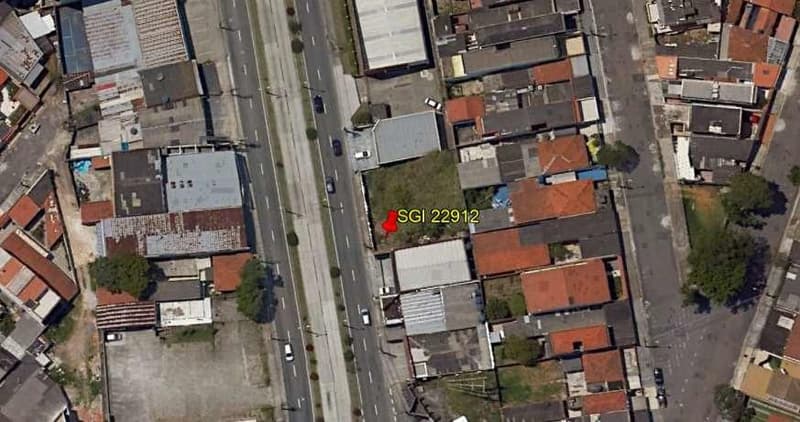 Foto 2 de 7: Terreno em leilão em Santo André - SP — Imóvel urbano, sem benfeitorias, A.T. 318m², Paraíso
