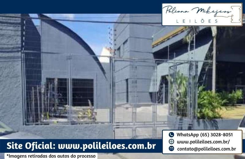 Foto 3 de 10: Comercial em leilão em Cuiabá - MT — Imóvel Comercial, nos Lotes 09 e 10, da Quadra 06, AT 748m², AC 599,63m², em Cuiabá/MT