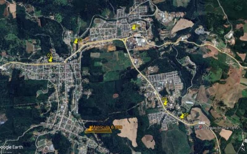 Foto 3 de 4: Terreno em leilão em Bituruna - PR — Terreno com 30.930 m², situado à Avenida Itália, Bituruna/PR.
