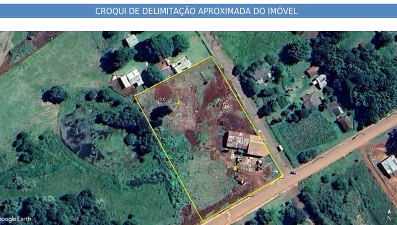Terreno em leilão em Cruz Alta - RS — IMÓVEL / TERRENO URBANO com área ideal de 8.500,00 m2 - Cruz Alta/RS