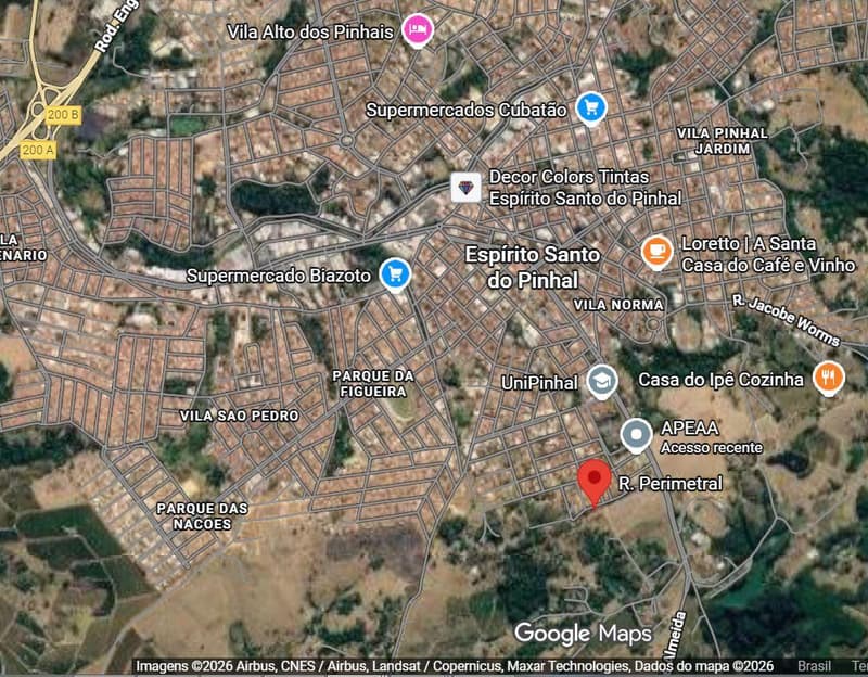 Foto 3 de 3: Terreno em leilão em Espírito Santo Do Pinhal - SP, bairro Jardim Baroneza de Motta Paes — LOTE DE TERRENO DE 374,00m² NO BAIRRO JARDIM BARONEZA DE MOTTA PAES EM ESPÍRITO SANTO DO PINHAL/SP
