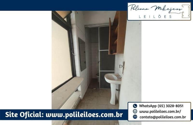Foto 4 de 11: Comercial em leilão em Cuiabá - MT — Sala comercial em condomínio, nº 41, 47,40m², Centro, Cuiabá/MT