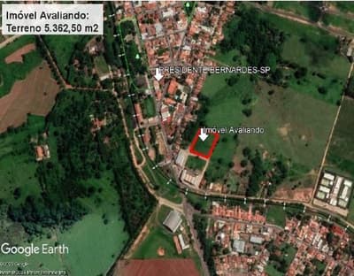 Foto 1 de 4: Terreno em leilão em Presidente Bernardes - SP, bairro Loteamento Vila Carvalho — Oportunidade: - 50% do valor de avaliação!! Terreno Urbano 5.362m² em Presidente Bernardes/SP