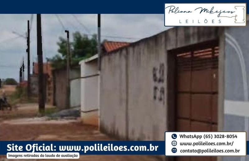 Foto 2 de 19: Imóvel em leilão em Goianésia Do Pará - PA — Imóvel Urbano, Residencial Sol Nascente, AT 300m², AC 209,83m², em Goianésia do Pará/PA