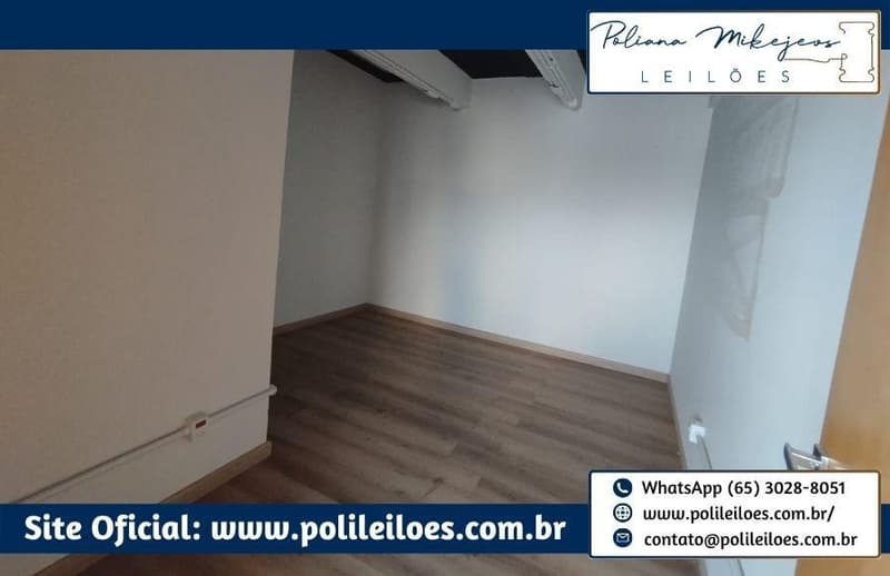 Foto 6 de 14: Comercial em leilão em Cuiabá - MT — Sala comercial em condomínio, nº 94, 54,00m², Centro, Cuiabá/MT