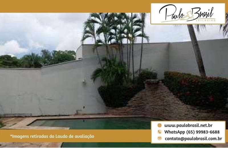 Foto 3 de 49: Casa em leilão em Cuiabá - MT, bairro Chácara dos Pinheiros — Imóvel tipo sobrado, em condomínio, Jardim Apoena, AT 498m² e AC 475,99 m², Chácara dos Pinheiros, Cuiabá/MT