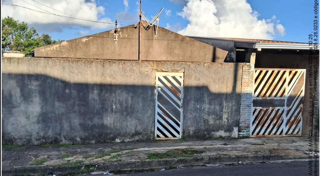 Casa em leilão em Ibaté - SP — Casa, A.T. 200m², A.C. 72m², 3 dorm, 1 WC. ! vaga, Conj Hab Nello Morganti