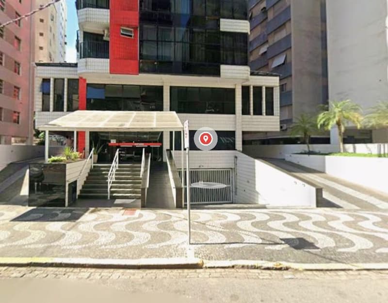 Foto 3 de 4: Apartamento em leilão em Santos - SP, bairro Gonzaga — Apto 32m², Condomínio Gonzaga Flat Service, Bairro Gonzaga, Santos/SP