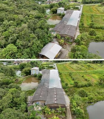 Foto 8 de 122: Terreno em leilão em Schroeder - SC — Terreno situado à Estrada Schroeder I, área de 94.840m², Schoeder/SC