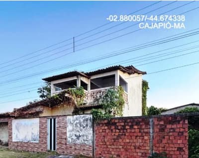 Foto 3 de 6: Casa em leilão em Cajapió - MA, bairro Centro — Casa 173m² com terreno 240m² DESOCUPADA | Centro, Cajapió-MA