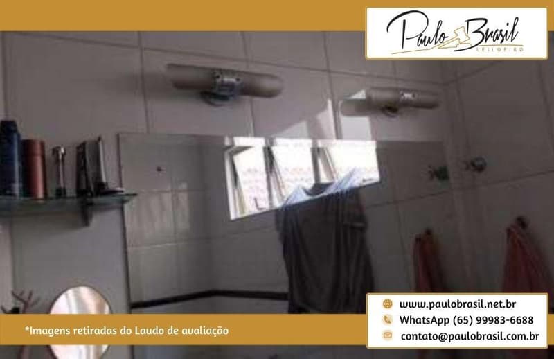 Foto 40 de 49: Casa em leilão em Cuiabá - MT, bairro Chácara dos Pinheiros — Imóvel tipo sobrado, em condomínio, Jardim Apoena, AT 498m² e AC 475,99 m², Chácara dos Pinheiros, Cuiabá/MT