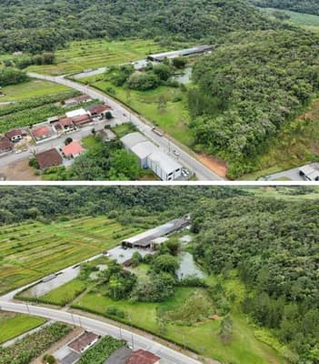 Foto 3 de 122: Terreno em leilão em Schroeder - SC — Terreno situado à Estrada Schroeder I, área de 94.840m², Schoeder/SC