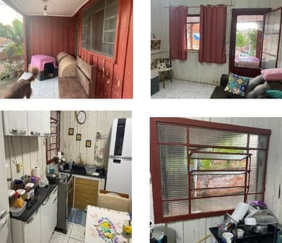 Foto 2 de 3: Terreno em leilão em Presidente Prudente - SP — Imóvel residencial em madeira, A.C. 77,09m² A.T. 225m²