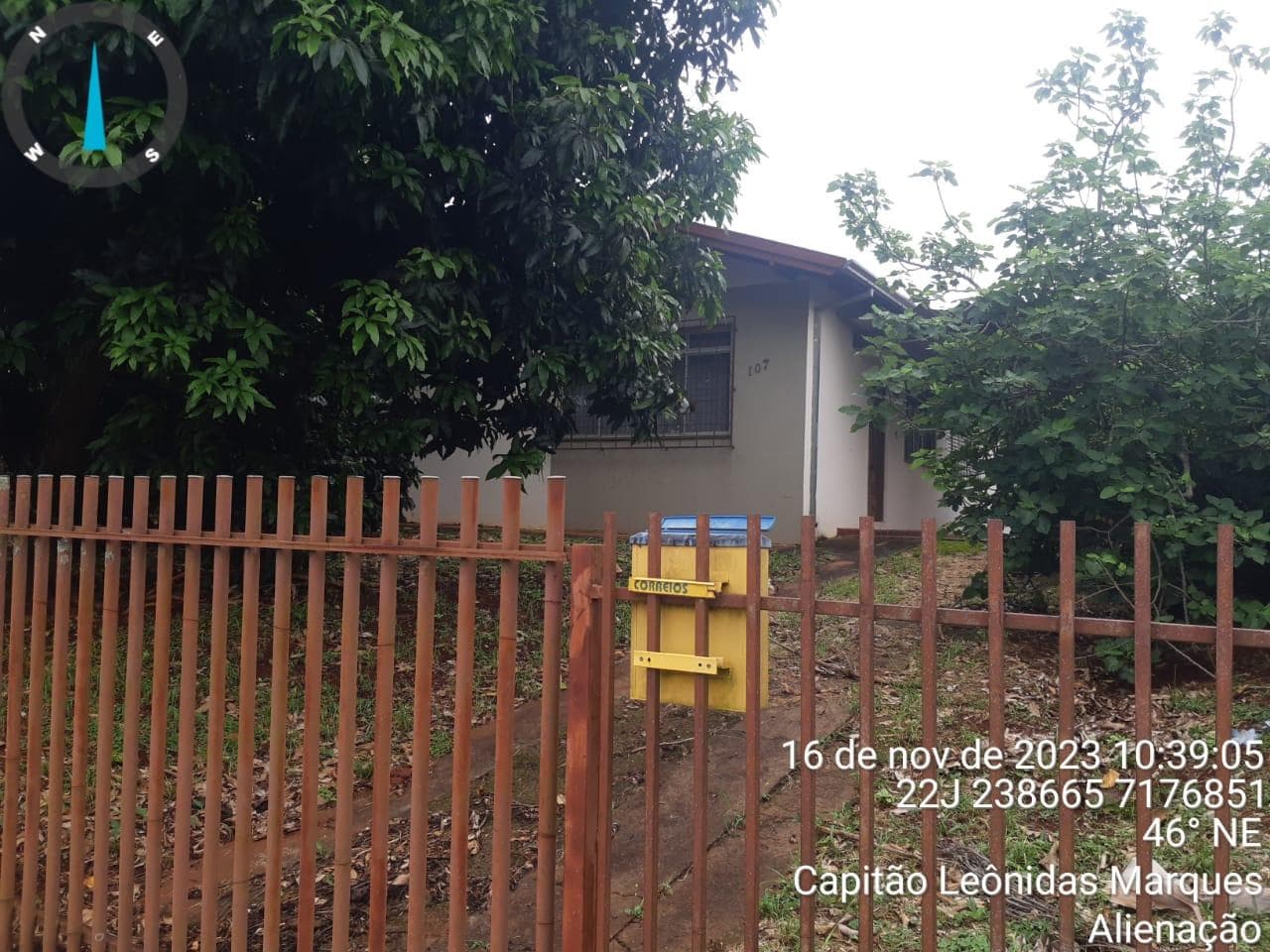 Foto 11 de 12: Casa em leilão em Capitão Leônidas Marques - PR — Casa 126m² Desocupada no Bairro Centro em Capitão Leonidas Marques/PR