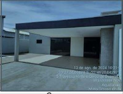 Foto 11 de 11: Casa em leilão em Aquidauana - MS, bairro Cidade Nova — CASA RESIDENCIAL | A.T. 350,00M² E A.C 173,36M² | AQUIDAUANA/MS
