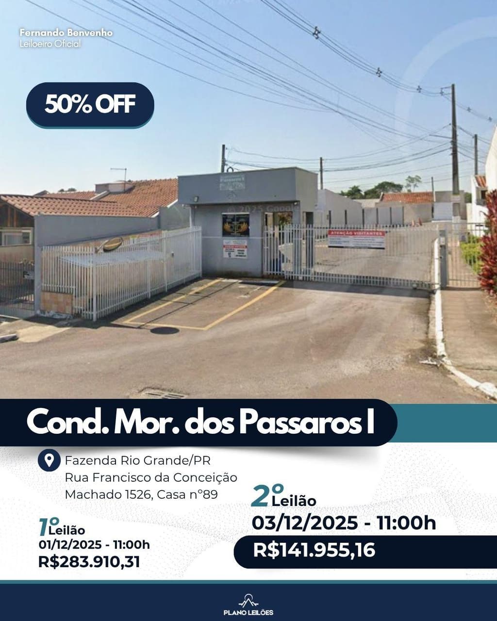 Casa em leilão em Fazenda Rio Grande - PR — Casa Fazenda Rio Grande