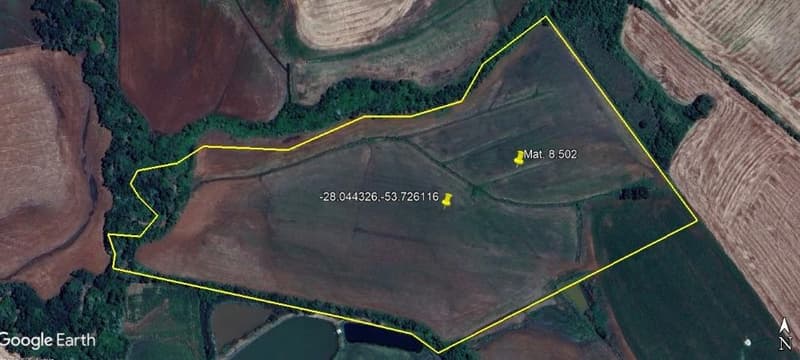 Foto 1 de 7: Area Rural em leilão em Nova Ramada - RS — IMÓVEL RURAL COM ÁREA TOTAL DE 123,096 M2, EM NOVA RAMADA-RS