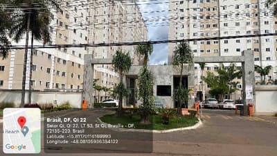 Apartamento em leilão em Brasília - DF — Apartamento de 49.76 m2, com 2 quartos, em BRASILIA/DF.
