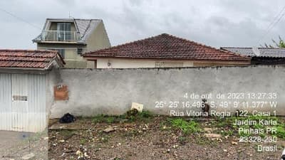 Casa em leilão em Pinhais - PR — Casa de 95.02m2, com 3 quartos, em PINHAIS/PR.