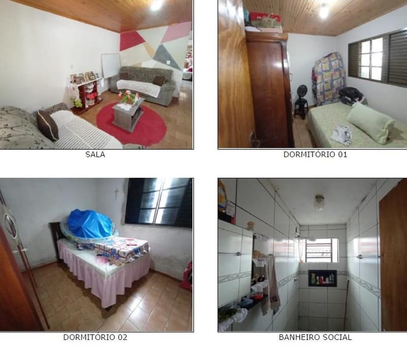 Foto 3 de 4: Casa em leilão em Presidente Prudente - SP — Imóvel Residencial, A.T. 190m², A.C. 162m², Conjunto Habitacional IV Centenário, (Direitos)