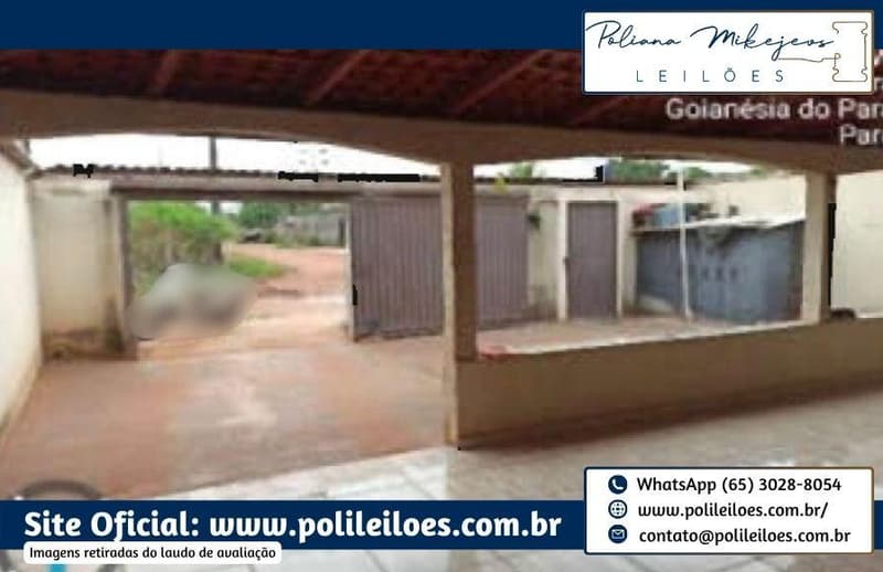 Foto 8 de 19: Imóvel em leilão em Goianésia Do Pará - PA — Imóvel Urbano, Residencial Sol Nascente, AT 300m², AC 209,83m², em Goianésia do Pará/PA