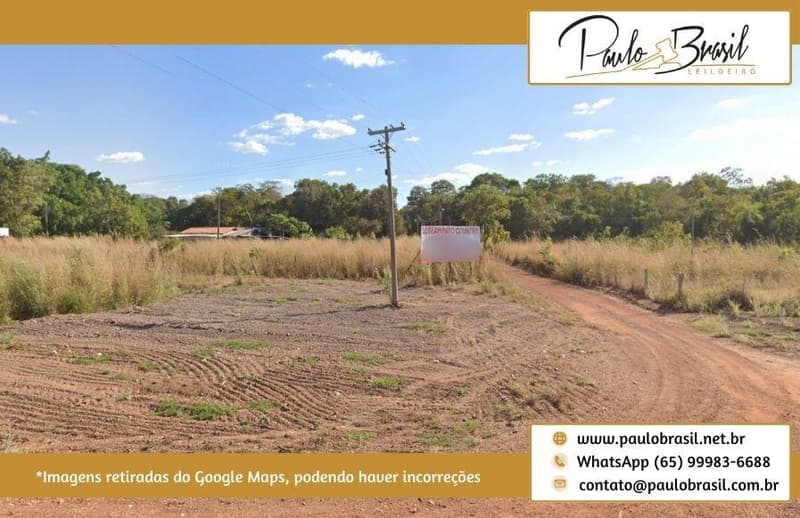 Foto 2 de 4: Terreno em leilão em Cuiabá - MT — Terreno Residencial, AT 468m², sem benfeitorias, L. 05, Q. F, no Residencial Cuiabá Country, em Santo Antônio de Leverger/MT