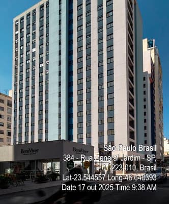 Apartamento em leilão em São Paulo - SP, bairro Vila Buarque — Rua Gen. Jardim, 384 - 503 - Vila Buarque, São Paulo - SP, 01223-010, Brasil