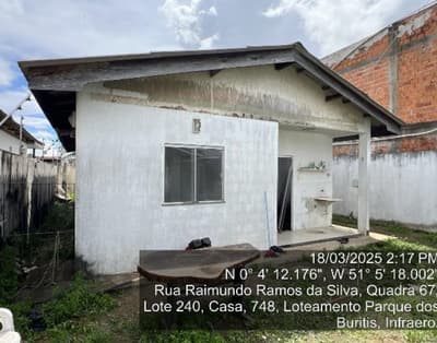 Foto 5 de 6: Casa em leilão em Macapá - AP — Casa c/ terreno de 300m², Desocupada no Parque dos Buritis em Macapá/AP