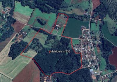 Terreno em leilão em Capitão Leônidas Marques - PR — Terreno Rural com área de 323.400m² - Capitão Leônidas Marques/PR