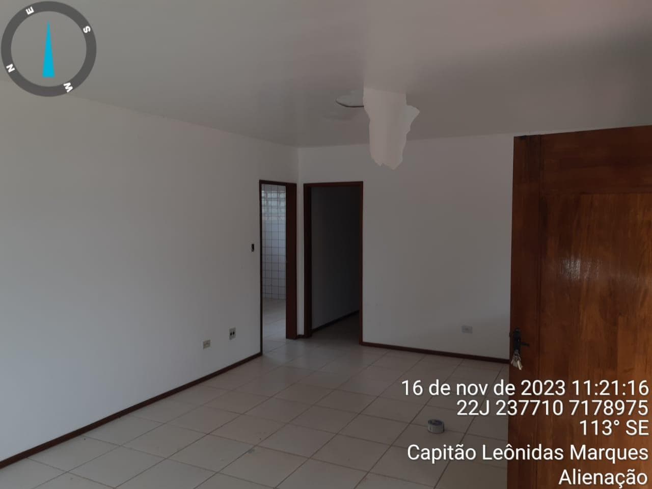 Foto 2 de 14: Casa em leilão em Capitão Leonidas Marques - PR — Casa 126m² Desocupada no Bairro Centro em Capitão Leonidas Marques/PR