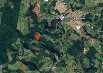 Foto 2 de 2: Area Rural em leilão em Ponte Serrada - SC — Sitio Ponte Serrada