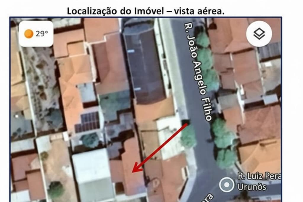 Foto 1 de 7: Terreno em leilão em Urupês - SP — (50%) Imóvel, A.T 243,95m², 3 dormitórios, sendo 1 suíte, em Jardim Boa Vista IV