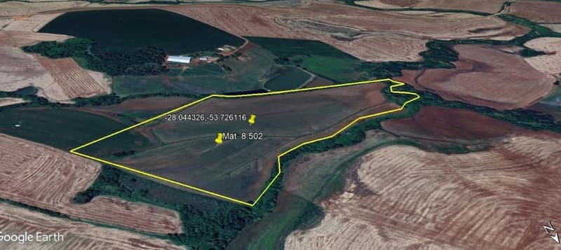 Foto 2 de 7: Area Rural em leilão em Nova Ramada - RS — IMÓVEL RURAL COM ÁREA TOTAL DE 123,096 M2, EM NOVA RAMADA-RS