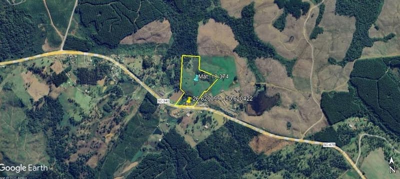 Foto 4 de 11: Area Rural em leilão em Timbó Grande - SC, bairro Interior — IMÓVEL RURAL COM ÁREA TOTAL DE 8,8804 hectares EM TIMBÓ GRANDE-SC