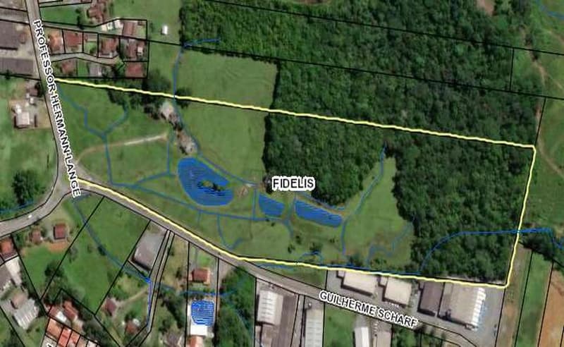 Foto 1 de 64: Terreno em leilão em Blumenau - SC — Um imóvel com área total de 102.114,74m² em Blumenau/SC