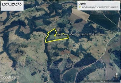 Foto 1 de 4: Area Rural em leilão em Pitanga - PR — IMÓVEL RURAL COM ÁREA TOTAL DE 80.670 m2- Em PITANGA/PR