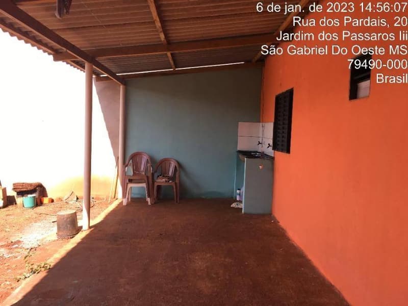 Foto 8 de 9: Casa em leilão em São Gabriel Do Oeste - MS, bairro Loteamento Jardim dos Passaros Iii — Casa, São Gabriel Do Oeste / MS