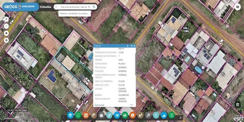Foto 2 de 7: Terreno em leilão em Campo Grande - MS, bairro Jardim Mansur — TERRENO URBANO | A.T. 516,00 M² | COM BENFEITORIAS - JARDIM MANSUR | CAMPO GRANDE/MS