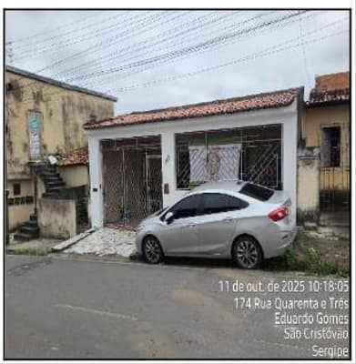 Casa em leilão em São Cristóvão - SE — Casa 37,00m² em SAO CRISTOVAO/SE