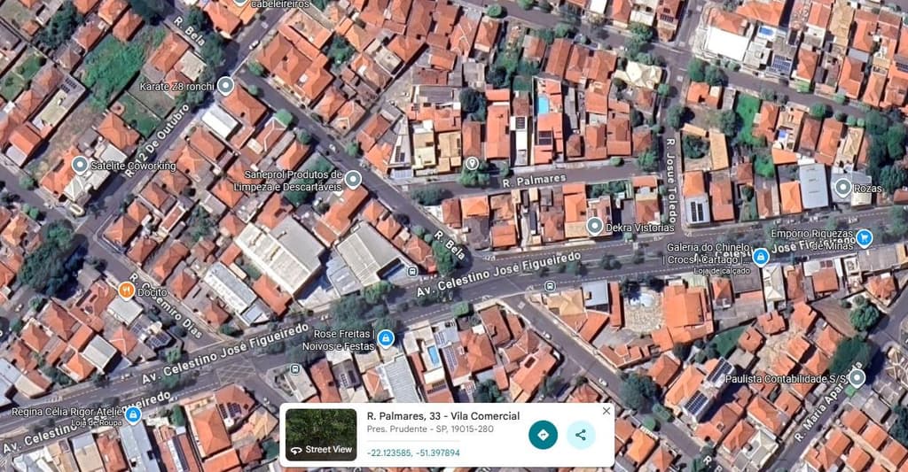Terreno em leilão em Presidente Prudente - SP — Terreno com 484m², contendo 2 imóveis residenciais