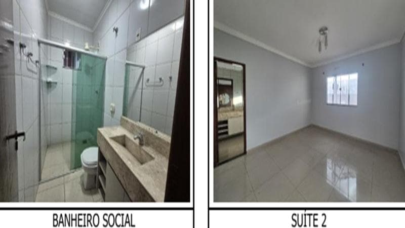 Foto 2 de 12: Casa em leilão em Anápolis - GO — CASA RESIDENCIAL DE ESQUINA | A.T. 350,00 M² E A.C 305,85 M² | RESIDENCIAL ALPHAVILLE | ANÁPOLIS/GO