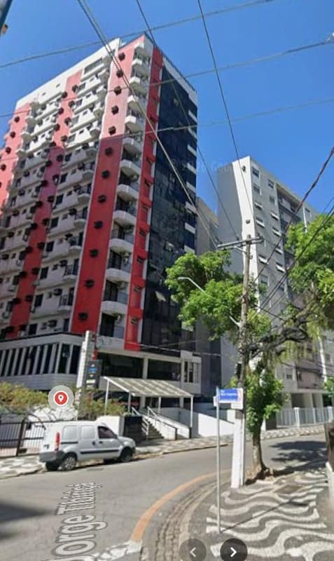 Foto 4 de 4: Apartamento em leilão em Santos - SP, bairro Gonzaga — Apto 32m², Condomínio Gonzaga Flat Service, Bairro Gonzaga, Santos/SP
