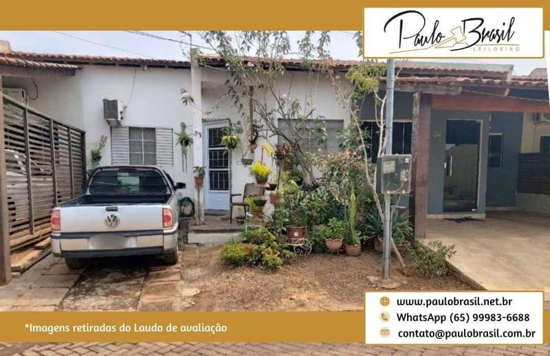 Foto 7 de 8: Casa em leilão em Cuiabá - MT — Imóvel Residencial, em Condominío Fechado, Residencial Altos da Colina, AC. 46,18m², em Cuiabá/MT