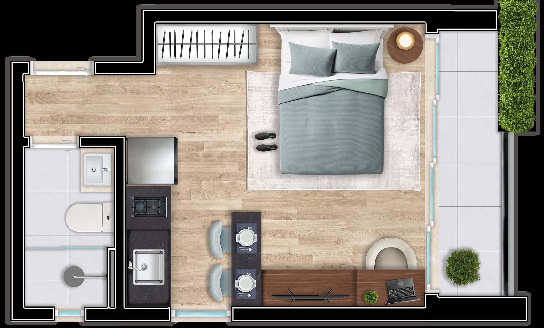 Foto 3 de 3: Apartamento em leilão em Curitiba - PR — Benja - Apartamento 2703