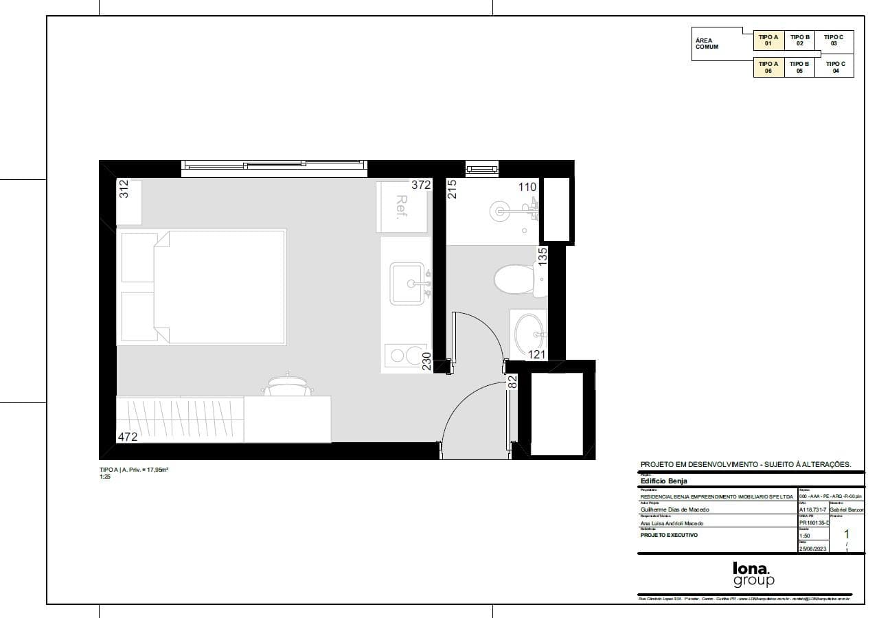 Foto 5 de 6: Apartamento em leilão em Curitiba - PR — Benja - Apartamento 606