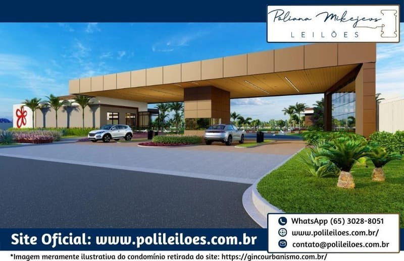 Comercial em leilão em Cuiabá - MT — Lote nº 63, Quadra 04, do Cond. Residencial Florais do Cerrado, A.T. 200m², em Cuiabá/MT