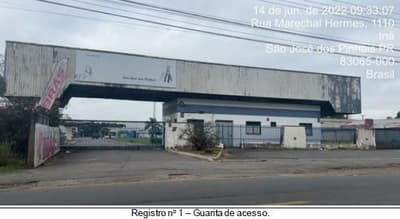 Foto 2 de 5: Comercial em leilão em São José Dos Pinhais - PR — Imóvel Industrial - Contém 5 (cinco) barracões e 1 (uma) Guarita de acesso - Rua Marechal Hermes, nº 1108, São José dos Pinhais/PR