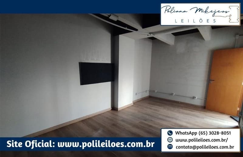 Foto 1 de 14: Comercial em leilão em Cuiabá - MT — Sala comercial em condomínio, nº 94, 54,00m², Centro, Cuiabá/MT