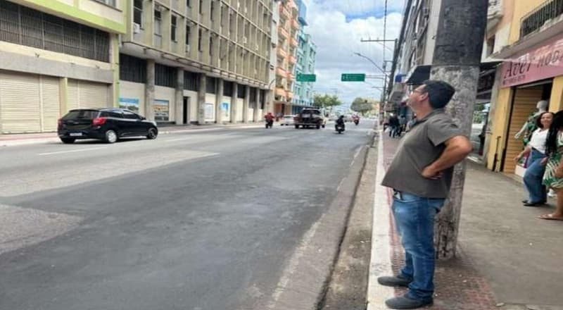Foto 2 de 10: Terreno em leilão em Vitória - ES — Sala coml. 101, A.U. 98m², Centro, Ed. Santa Mônica