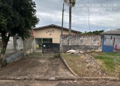 Foto 3 de 3: Casa em leilão em Umuarama - PR — IMÓVEL URBANO COM ÁREA TOTAL DE 353,61 m2- UMUARAMA/PR